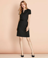 Brooks Brothers Women Stretch Wool Sheath Dress