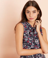 Brooks Brothers Women Floral-Print Crepe Dress
