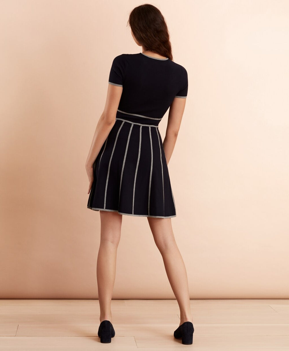 Brooks Brothers Women Milano-Knit Sweater Dress