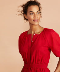 Brooks Brothers Women Stretch Cotton Shirt Dress