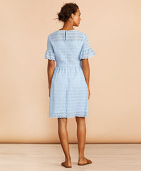 Brooks Brothers Women Cotton Eyelet Dress