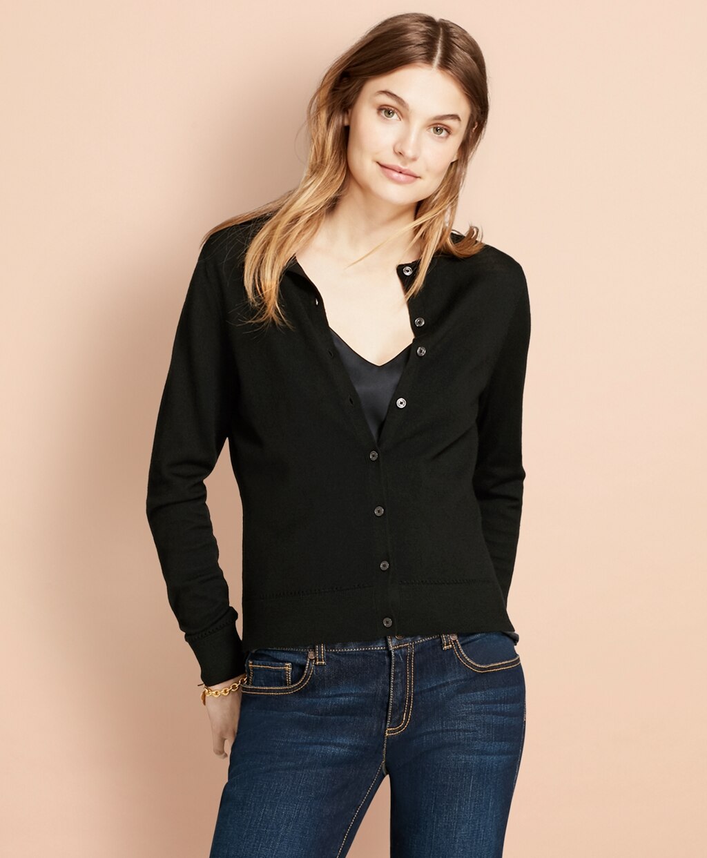 Brooks Brothers Women Merino Wool Cardigan
