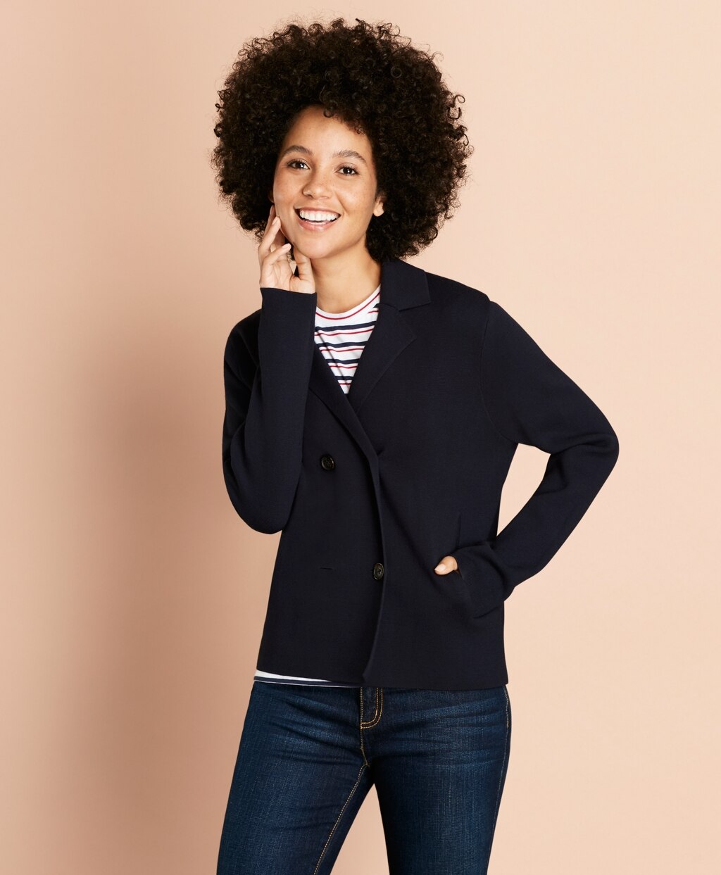 Brooks Brothers Women Milano-Knit Blazer
