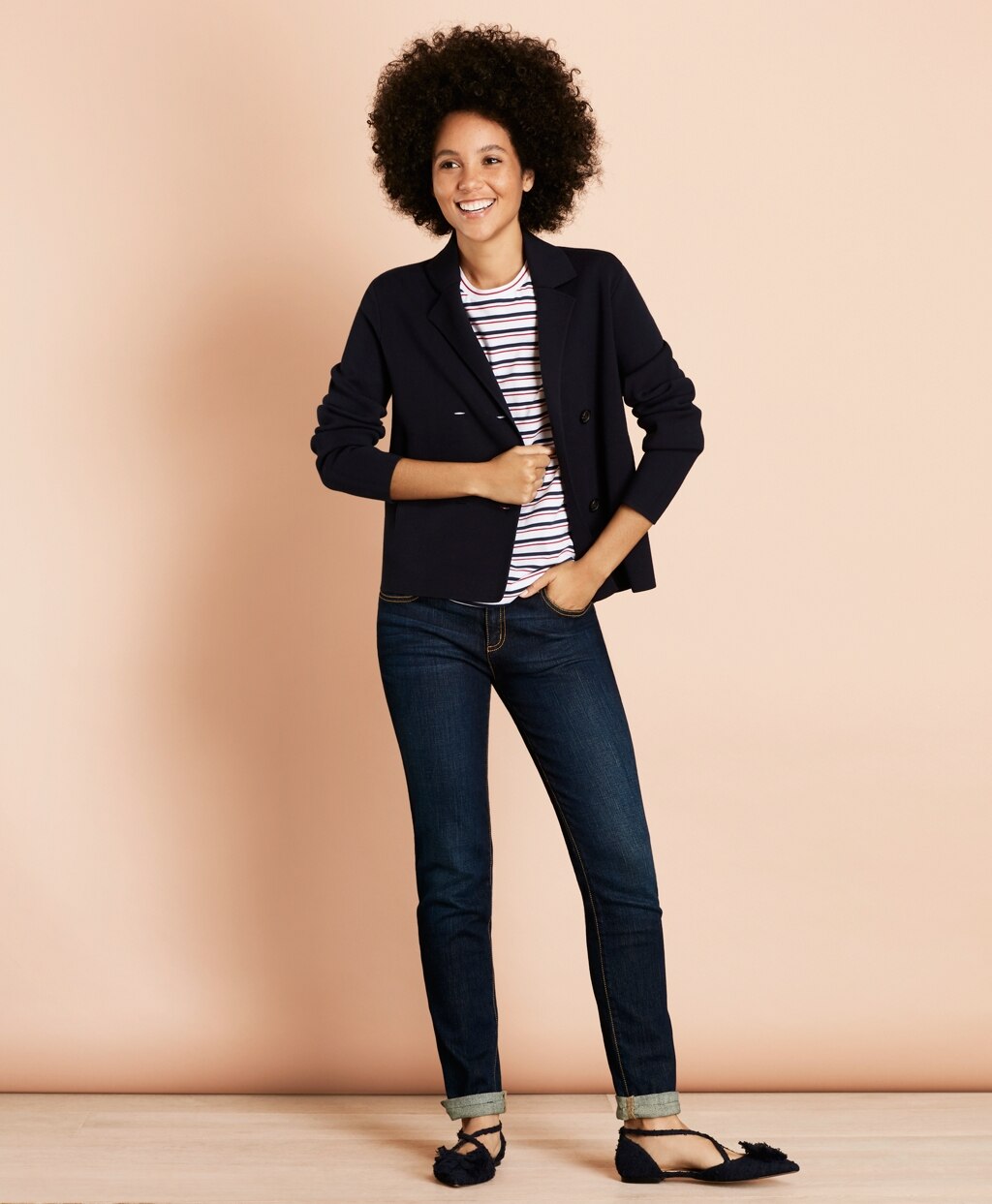 Brooks Brothers Women Milano-Knit Blazer
