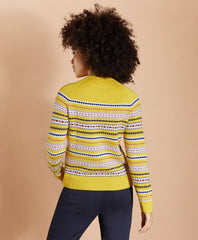 Brooks Brothers Women Merino Wool Fair Isle Sweater
