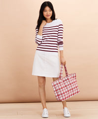Brooks Brothers Women Striped Cotton Sweater