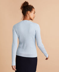Brooks Brothers Women Shimmer-Knit Sweater