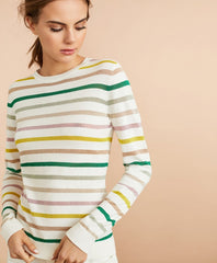 Brooks Brothers Women Shimmer Stripe Sweater