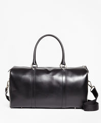 Brooks Brothers Men Leather Duffle Bag