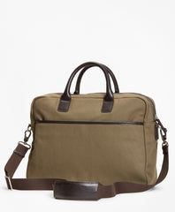Brooks Brothers Men Canvas Briefcase