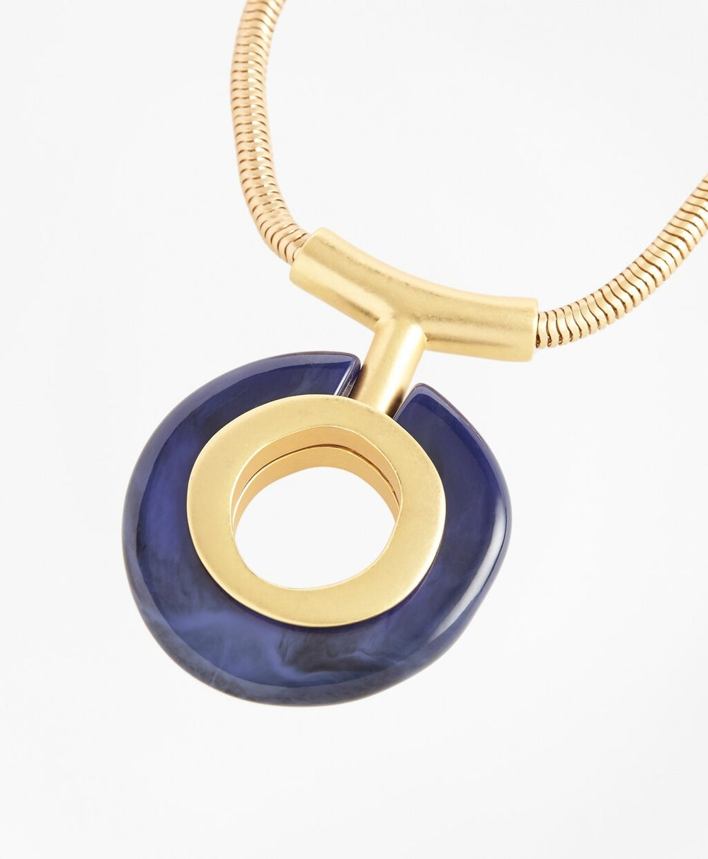 Brooks Brothers Women Gold-Plated Pendant Necklace