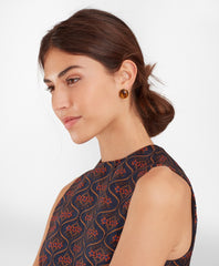 Brooks Brothers Women Tiger's Eye Stud Earrings