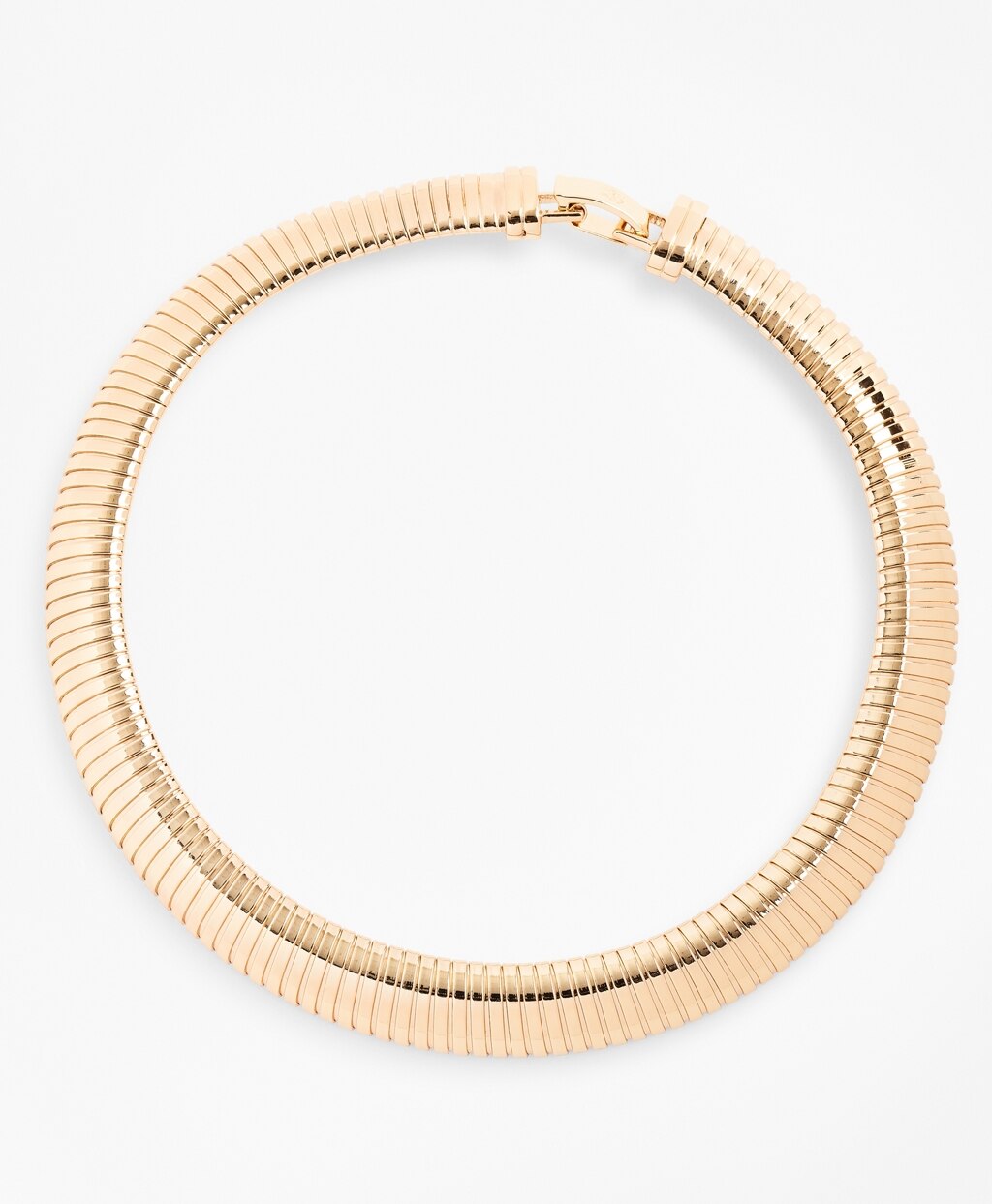Brooks Brothers Women Gold-Plated Omega Chain Collar Necklace