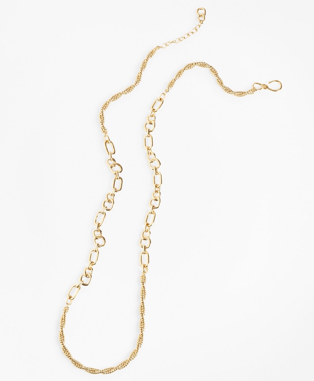 Brooks Brothers Women Gold-Plated Link and Rope Chain Necklace