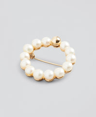 Brooks Brothers Women Freshwater Pearl Brooch