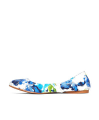 Brooks Brothers Women Floral Canvas Ballet Flats
