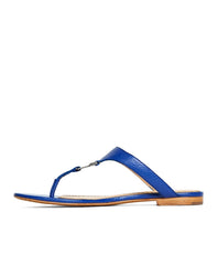 Brooks Brothers Women Tumbled Calfskin Thong Sandals