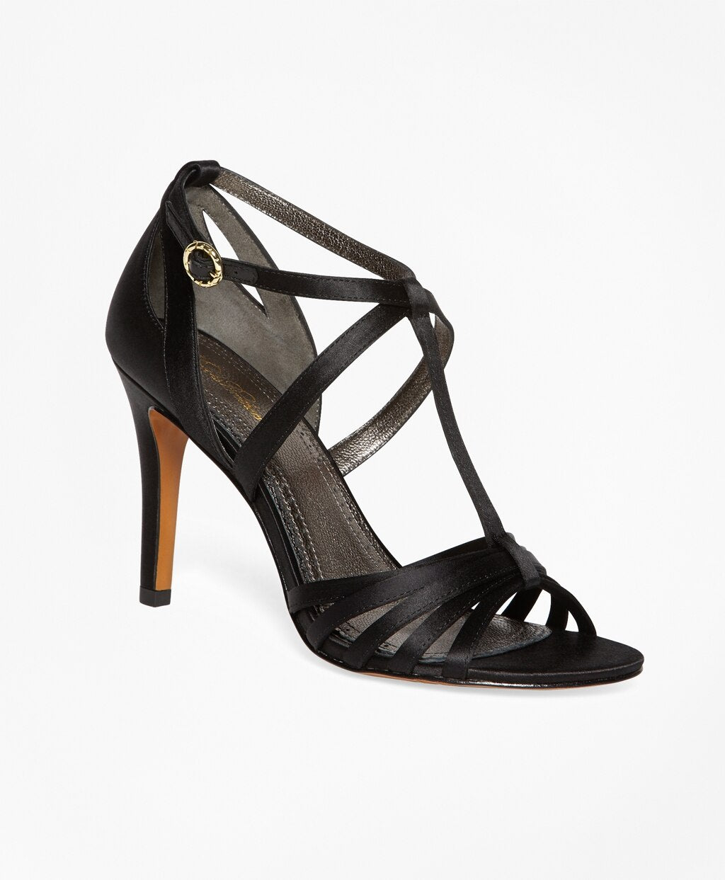 Brooks Brothers Women Satin High-Heeled Sandals