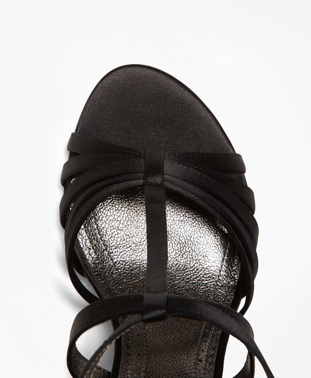 Brooks Brothers Women Satin High-Heeled Sandals
