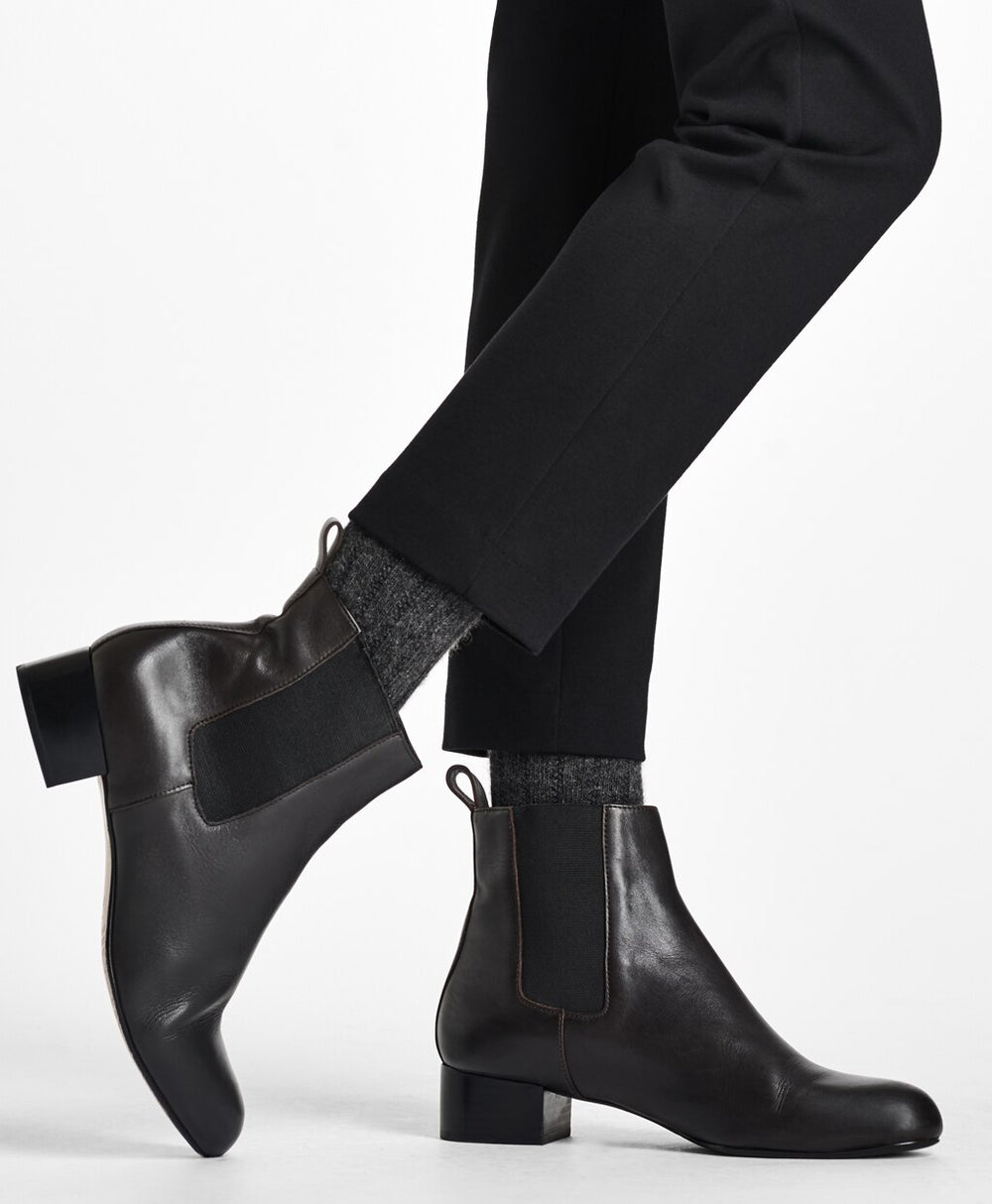 Brooks Brothers Women Leather Chelsea Boots