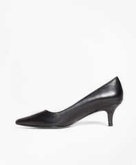 Brooks Brothers Women Leather Point-Toe Pumps