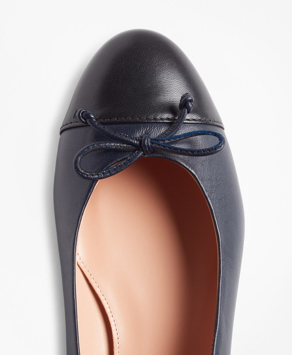 Brooks Brothers Women Color-block Leather Flats