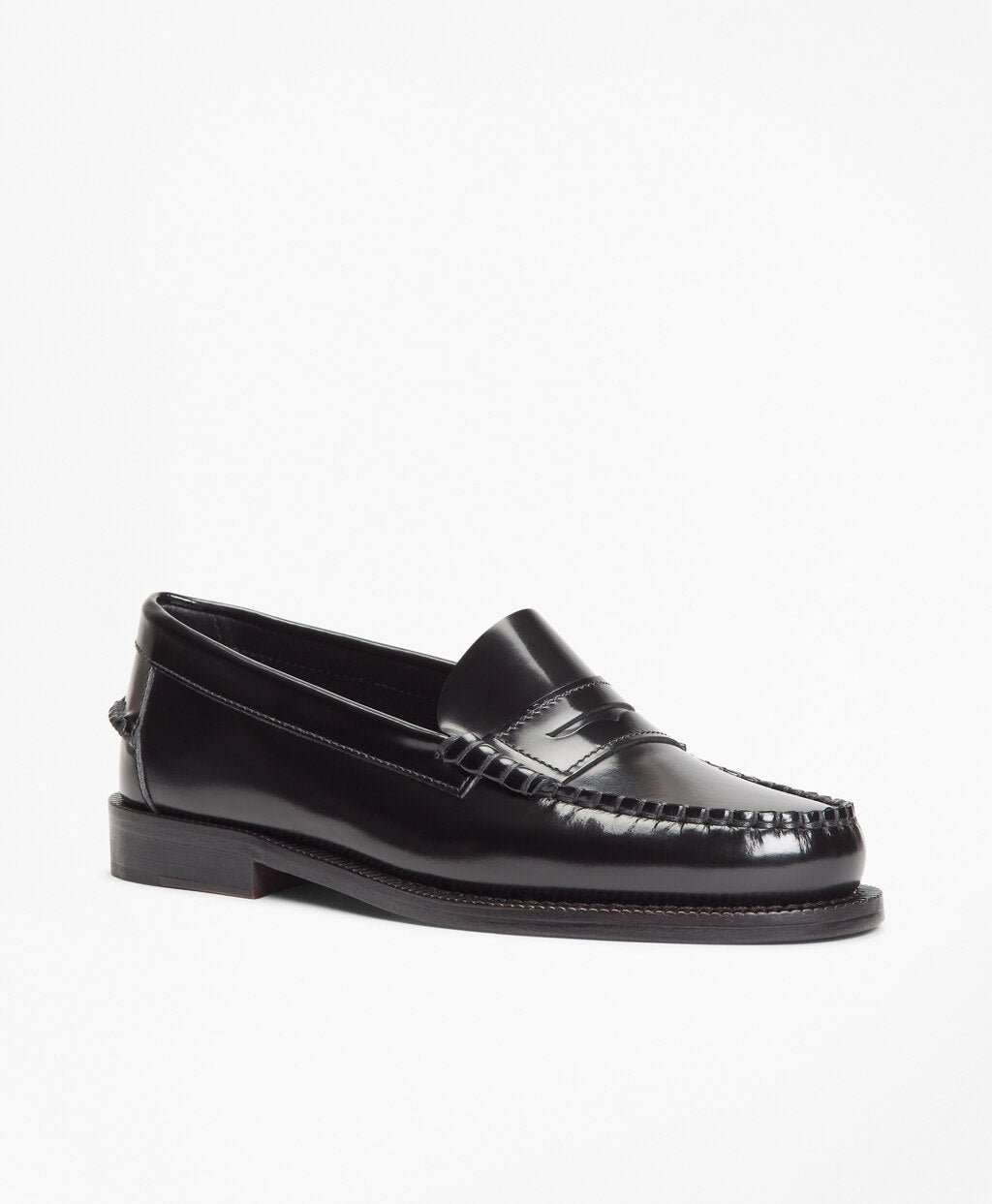 Brooks Brothers Women Leather Penny Loafers