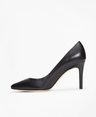 Brooks Brothers Women Leather Point-Toe Pumps