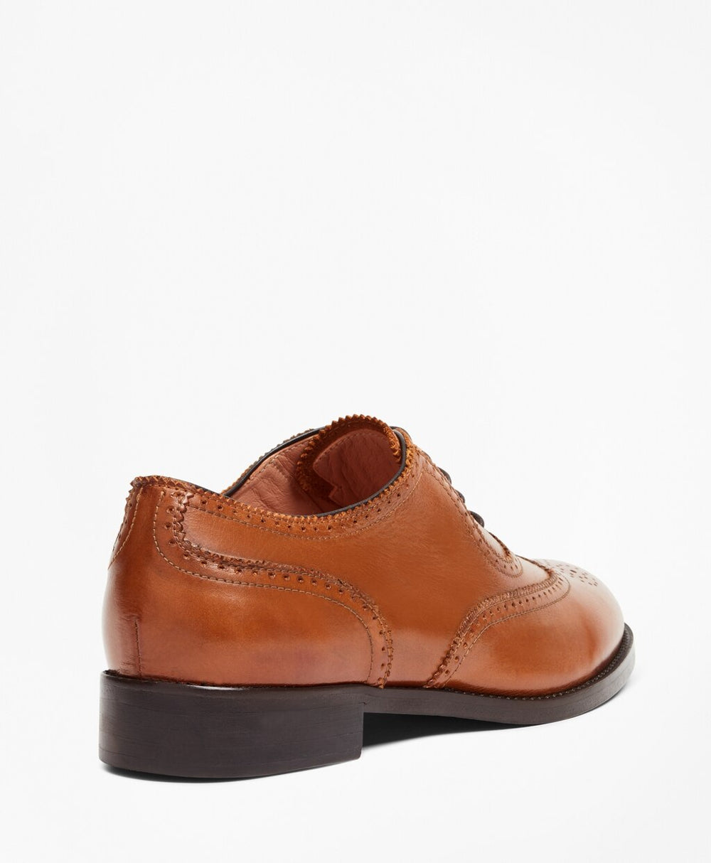 Brooks Brothers Women Leather Wingtip Brogues