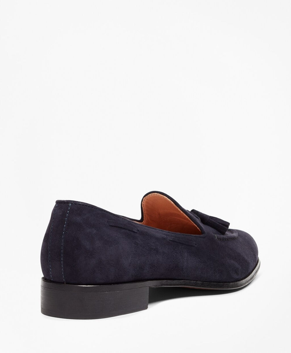 Brooks Brothers Women Suede Tassel Loafers