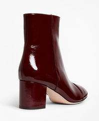 Brooks Brothers Women Patent Leather Ankle Boots