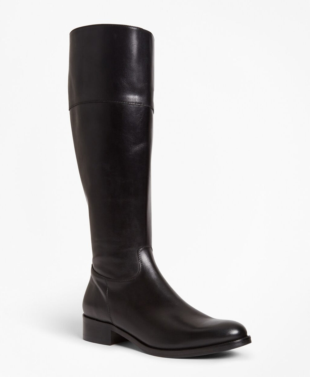 Brooks Brothers Women Leather Riding Boots