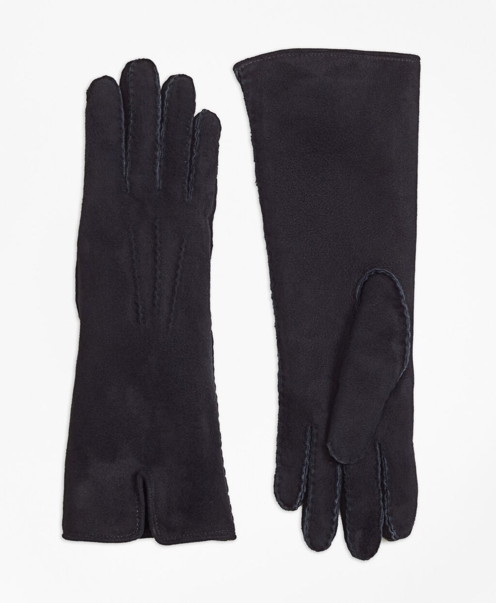 Brooks Brothers Women Shearling Fur Gloves