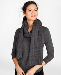 Brooks Brothers Women Cable-Knit Merino Wool Scarf