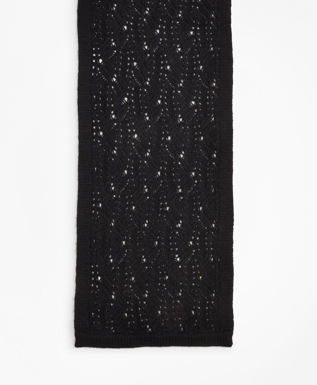 Brooks Brothers Women Pointelle Cable-Knit Cashmere Scarf