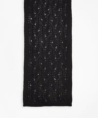 Brooks Brothers Women Pointelle Cable-Knit Cashmere Scarf