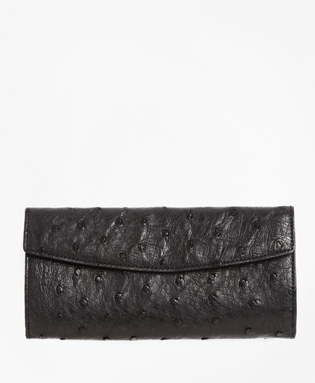 Brooks Brothers Women Ostrich Wallet