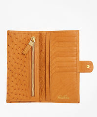 Brooks Brothers Women Ostrich Wallet