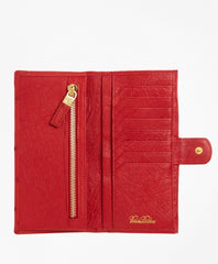 Brooks Brothers Women Ostrich Wallet
