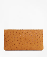 Brooks Brothers Women Ostrich Clutch