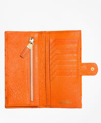 Brooks Brothers Women Ostrich Wallet