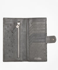 Brooks Brothers Women Ostrich Wallet