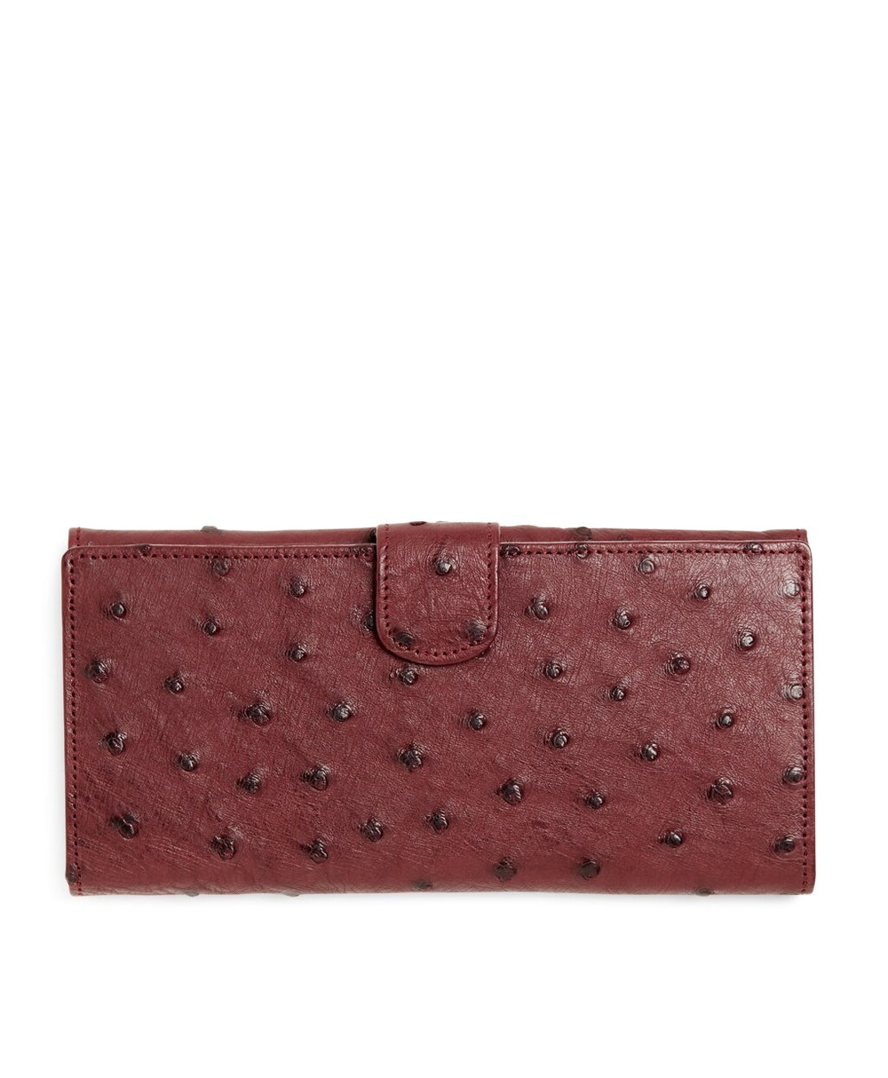 Brooks Brothers Women Ostrich Wallet