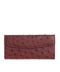 Brooks Brothers Women Ostrich Wallet