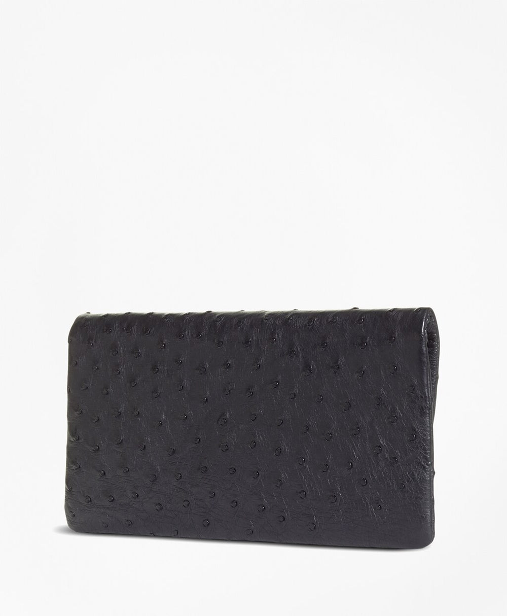 Brooks Brothers Women Ostrich Clutch