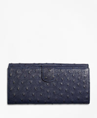 Brooks Brothers Women Ostrich Wallet