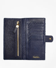 Brooks Brothers Women Ostrich Wallet