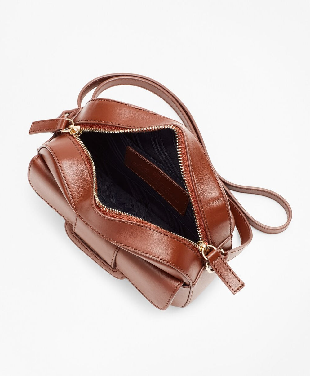 Brooks Brothers Women Leather Crossbody Bag
