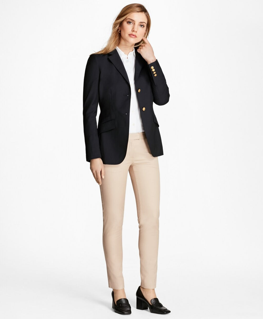 Brooks Brothers Women Loro Piana® Two-Button Wool Blazer