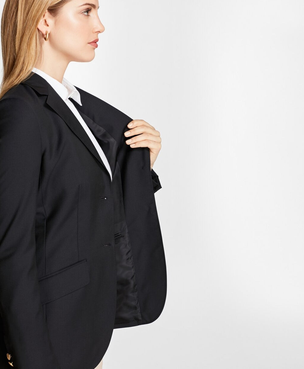 Brooks Brothers Women Loro Piana® Two-Button Wool Blazer